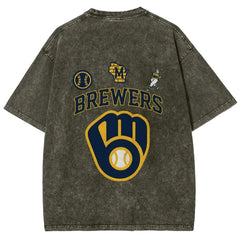 Brewers Christian Yelich Back Design TEE