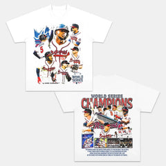 Braves Back Design TEE