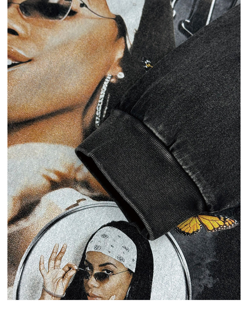 AALIYAH hoodie 2024