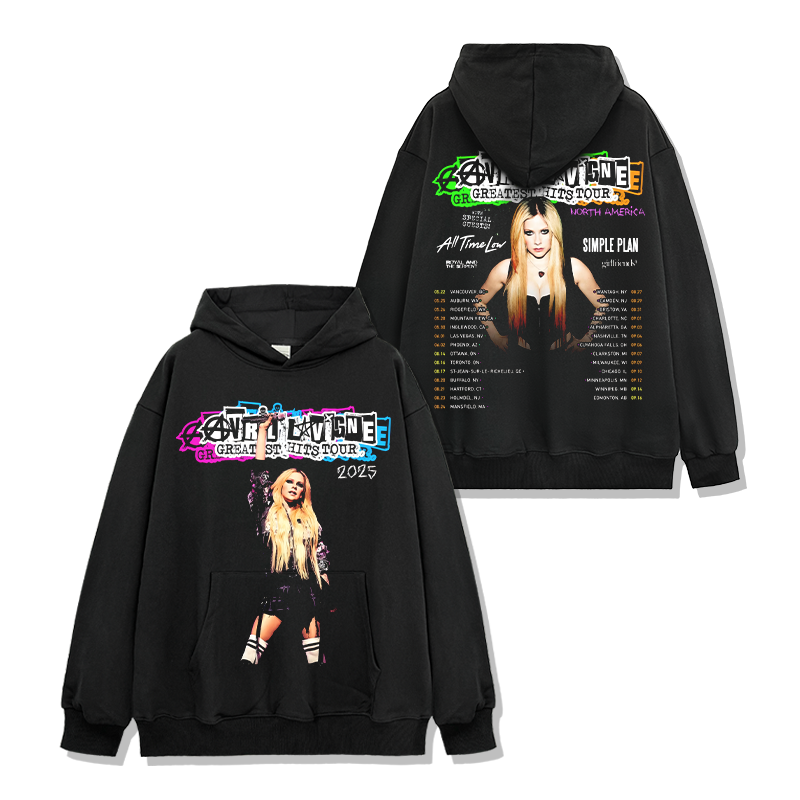 Avril Lavigne "Greatest Hits Tour 2025" Hoodie